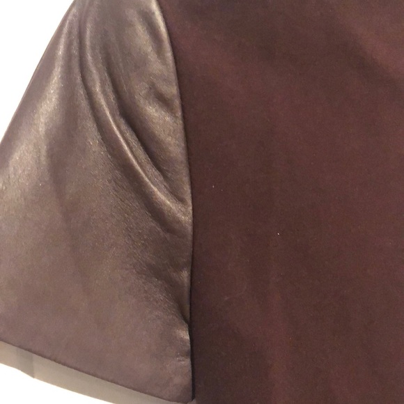 The Kooples Women's Burgundy and Brown Dress - Picture 7 of 10